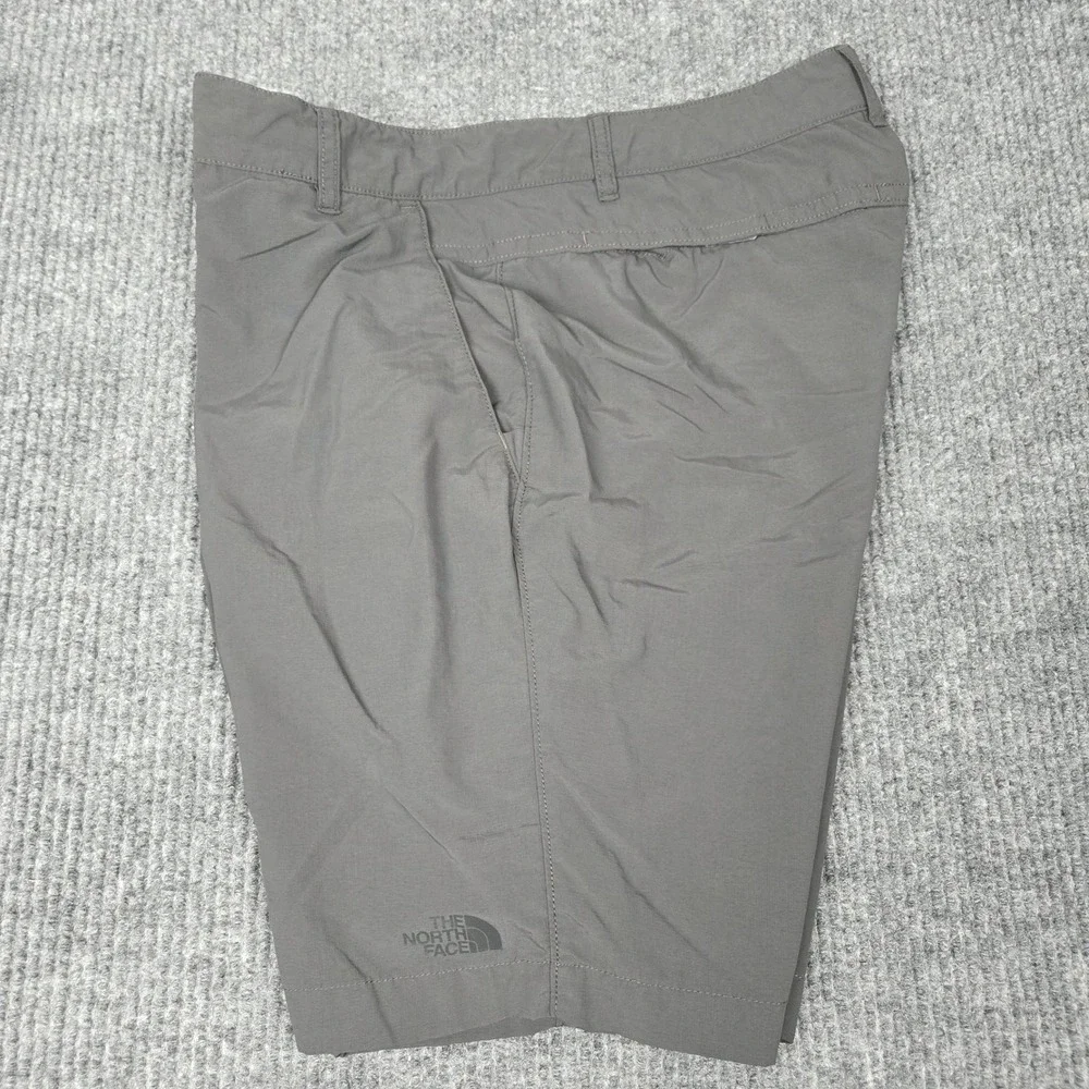 The North Face Mens Gray Hiking Trail Shorts Size 34 Regular Quick Dry Technical
